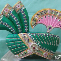 Pagadi for Marble Statue-Pagdi for Krishna Ji-Pagri for Sahajanand Bhagwan Statue-Pagadi for Ram-Laxman Statue-Pagadi for Home Temple Idol