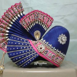 Pagadi for Marble Statue-Pagdi for Krishna Ji-Pagri for Sahajanand Bhagwan Statue-Pagadi for Ram-Laxman Statue-Pagadi for Home Temple Idol