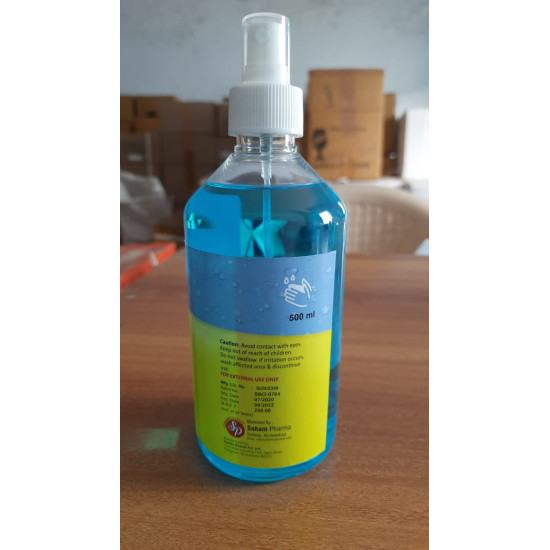 Hand Sanitizer 500ML Mint Spray