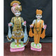 Handmade Akshar Pursotam Idol Murti - Marble Pair of Akshar Purushottam and Gunitanand Swami | Jai Swaminarayan | Shree Swaminarayan Ji