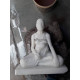 Beautiful Handmade Marble Pramukh Swami Statue - Swami Narayan Nilkanth Idol & Sant Swami Ji Marble Murti