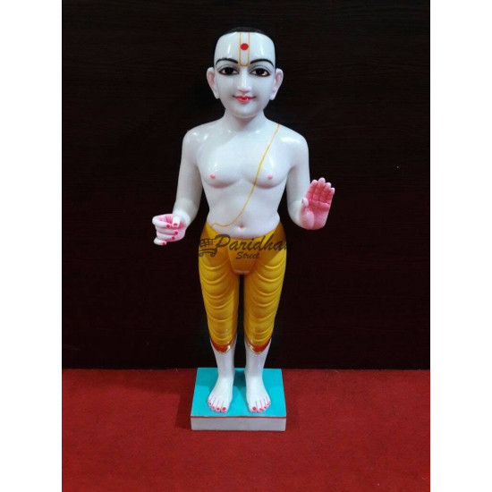 Swami Marble Statue & Handmade Marble God Idol Murti - Beautiful Sant Swami Marble Statue | Jai Swaminarayan | Shree Swaminarayan Ji