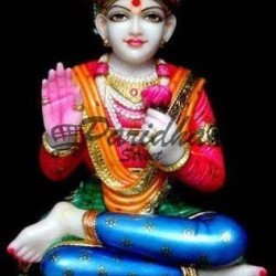 Marble Swaminarayan Statue - Akshar Purushottam Marble Murti Idol | Jai Swaminarayan | Shree Swaminarayan Ji