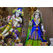 Radha and Krishna Statue Makrana White Marble ISKCON Deities-Marble Pair Of Radha Krishna Moorti For Home Mandir/Temple-Radha Krishna Idol