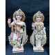 Handmade Marble Radha Krishna Pair Statue | Radha Krishna Murti for Home Temple | Radha Krishna Idol Handmade Marble Radha Krishna Pair Statue | Radha Krishna Murti for Home Temple | Radha Krishna Idol