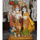 Handmade Marble Radha Krishna Pair Statue | Radha Krishna Murti for Home Temple | Radha Krishna Idol