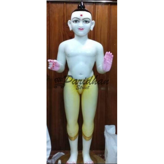 Swami Marble Statue & Handmade Marble God Idol Murti - Beautiful Sant Swami Marble Statue | Jai Swaminarayan | Shree Swaminarayan Ji