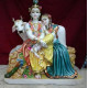 Handmade Marble Radha Krishna Pair Statue | Radha Krishna Murti for Home Temple | Radha Krishna Idol