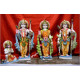 Marble Ram Darbar Statue - Ram Parivar Statue-Ram Darbar Idol-Ram Darbar Marble Moorti-Ram Darbar Murti-Ram Parivar Idols-Ram Parivar Murti