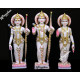 Marble Ram Darbar Statue - Ram Parivar Statue-Ram Darbar Idol-Ram Darbar Marble Moorti-Ram Darbar Murti-Ram Parivar Idols-Ram Parivar Murti