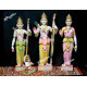 Marble Ram Darbar Statue - Ram Parivar Statue-Ram Darbar Idol-Ram Darbar Marble Moorti-Ram Darbar Murti-Ram Parivar Idols-Ram Parivar Murti