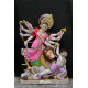 Durga Ma Idol For Home-White Painted Marble Bengali Durga-Marble Durga Maa Murti-Durga Ma Idol-Ambe Maa Statue-Durga Sculpture-Shakti Statue