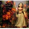 Marble ISKCON Deities of White Radha Black Krishna Statue-Exquisite Marble Pair Radha Krishna Moorti For Home Mandir-Office Makrana Marble