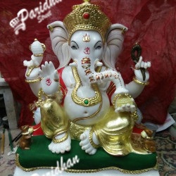 Ganesh idols For Home-Marble Ganesh Statue For Home Mandir/Temple/Office-Vinayagar Statue-Ganpati Murti Sculptures-Lord ganesha Statue