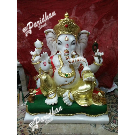 Ganesh idols For Home-Marble Ganesh Statue For Home Mandir/Temple/Office-Vinayagar Statue-Ganpati Murti Sculptures-Lord ganesha Statue