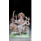 Durga Ma Idol For Home-Shakti Statue-White Painted Marble Bengali Durga-Marble Durga Maa Murti-Durga Ma Idol-Ambe Maa Statue-Durga Sculpture