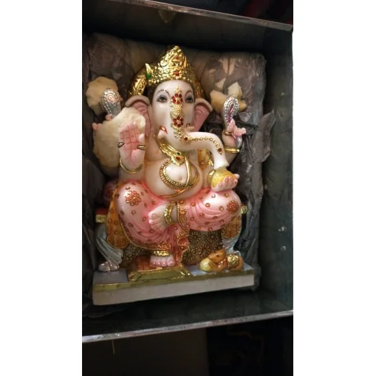 Pure Makrana Marble Ganesh Statue For Home Mandir/Temple/Office-ganesh idols For Home-Vinayagar Statue-Ganpati Murti -Lord ganesha Statue Pure Makrana Marble Ganesh Statue For Home Mandir/Temple/Office-ganesh idols For Home-Vinayagar Statue-Ganpati Murti -Lord ganesha Statue