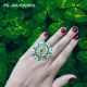 Green Kundan Ring | Handmade Kundan Ring | Women Kundan Ring | Party wear Kundan traditional Ring | Emerald Ring | Wedding Engagement Ring