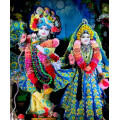 ISKCON Radha and Krishna Marble Idol